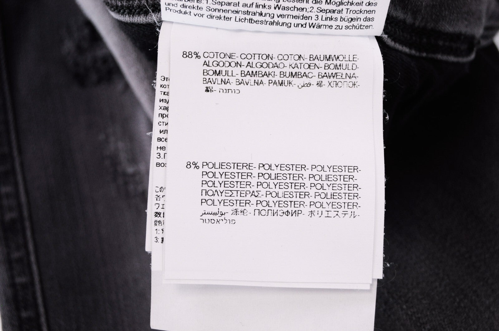 REPLAY Mens Jeans W28/L32 Anbass Grey Hyperflex Slim  Distressed Zipped Denim