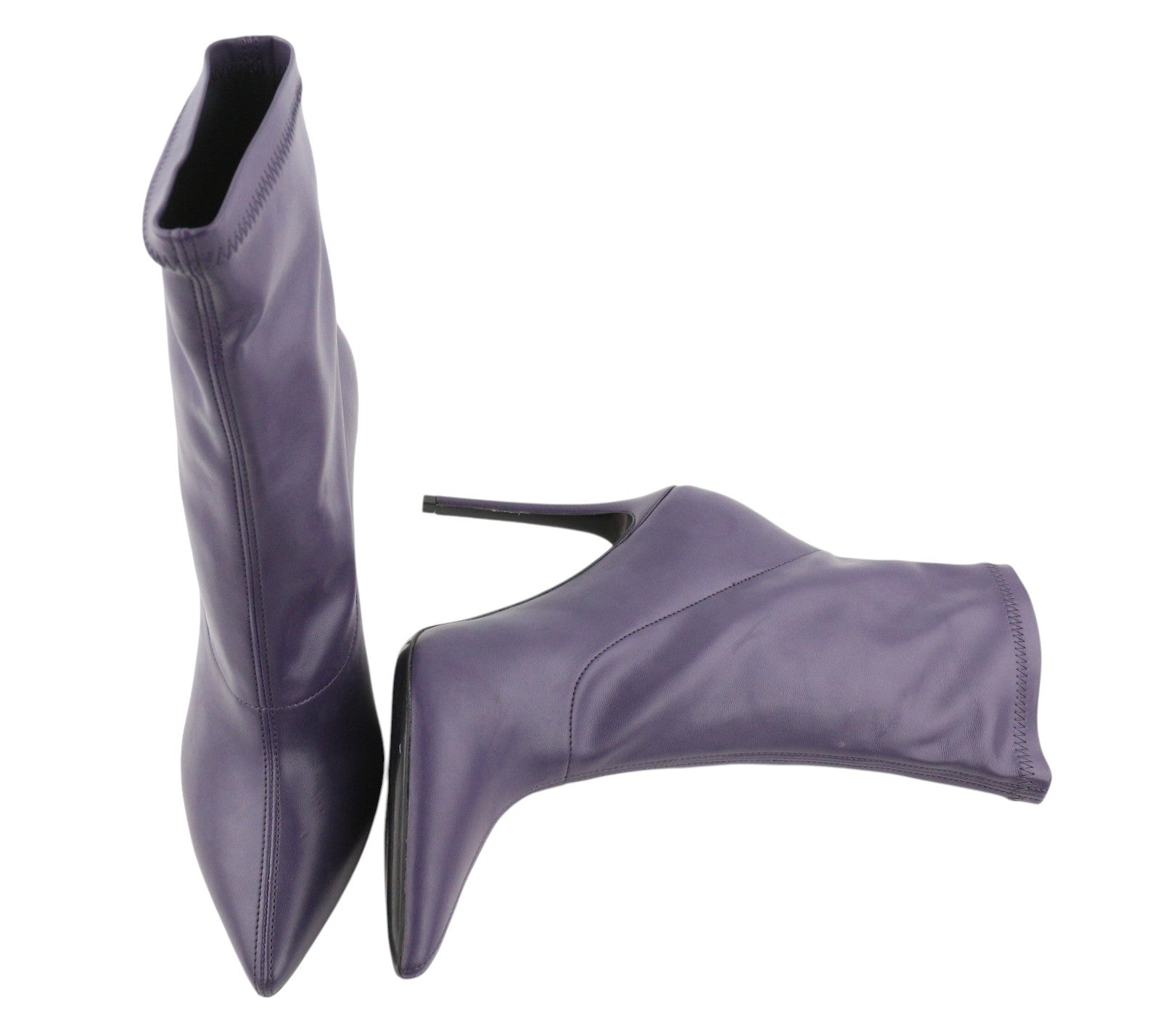 DIESEL D-Yucca AB Women Heels EU40 Purple Coated Kitted Heeled RRP€300