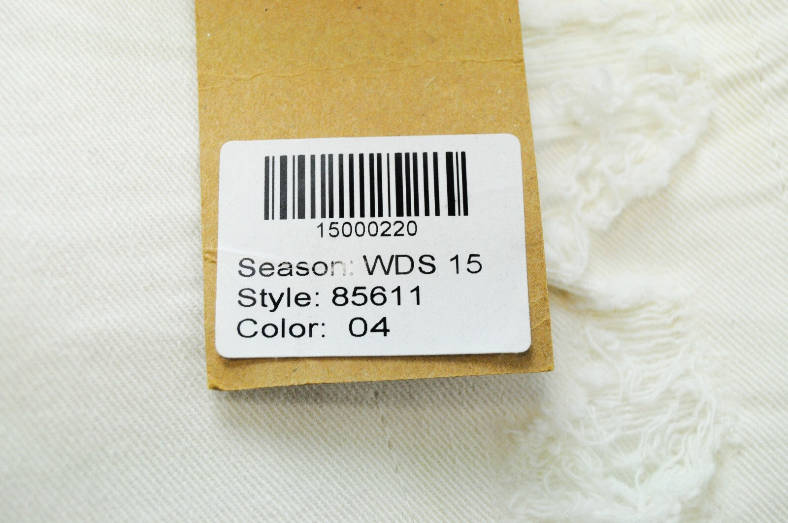 MAISON SCOTCH Womens Jeans W28/L30 Skinny White Distressed Zip Parisienne