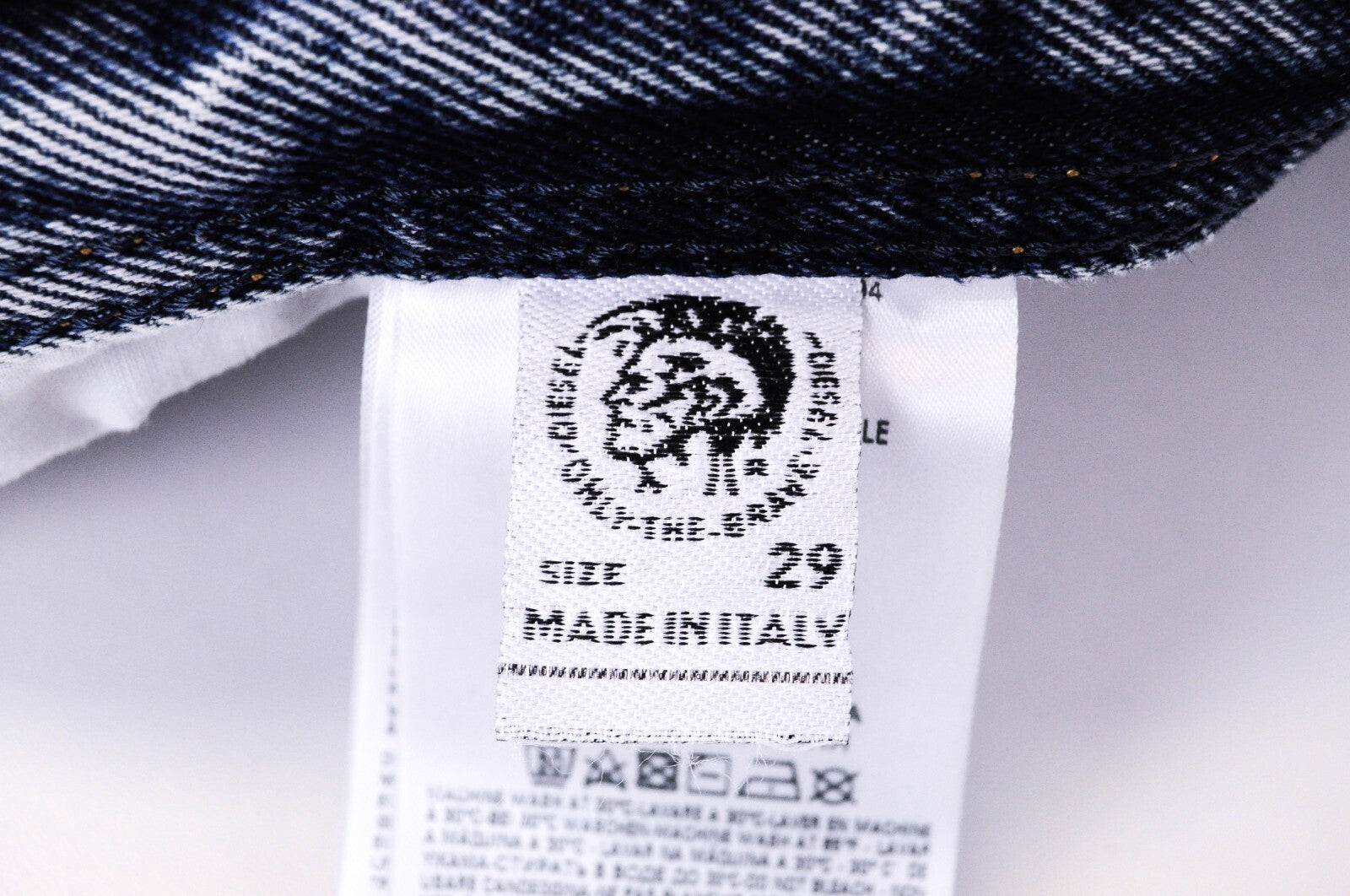 DIESEL Mens Jeans W29/L30 Distressed Blue Regular Straight  Dagh-XP 084ZS