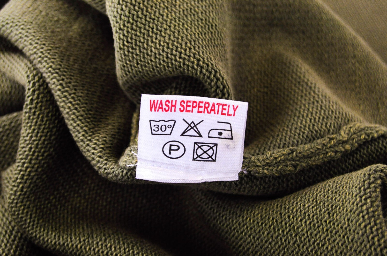 GOOD GENES Mens Jumper XL Olive Green Rib-Knit Crew Neck  Sweater Casual