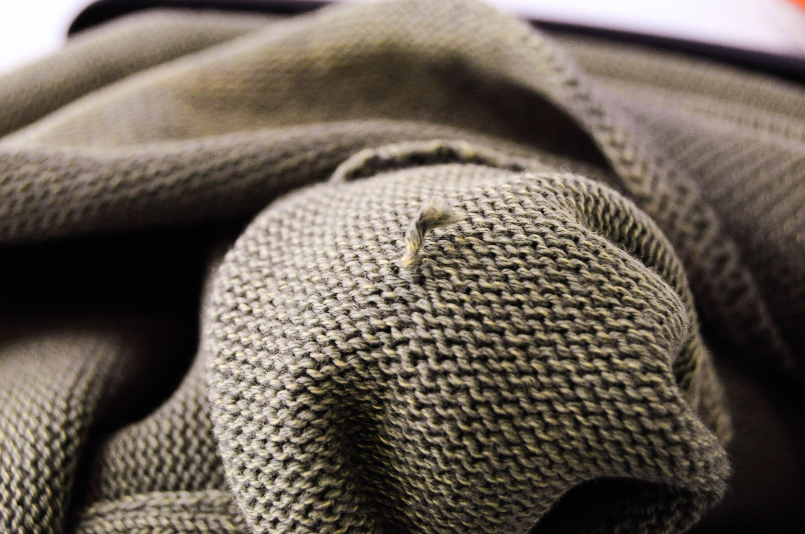 GOOD GENES Mens Jumper XL Olive Green Rib-Knit Crew Neck  Sweater Casual