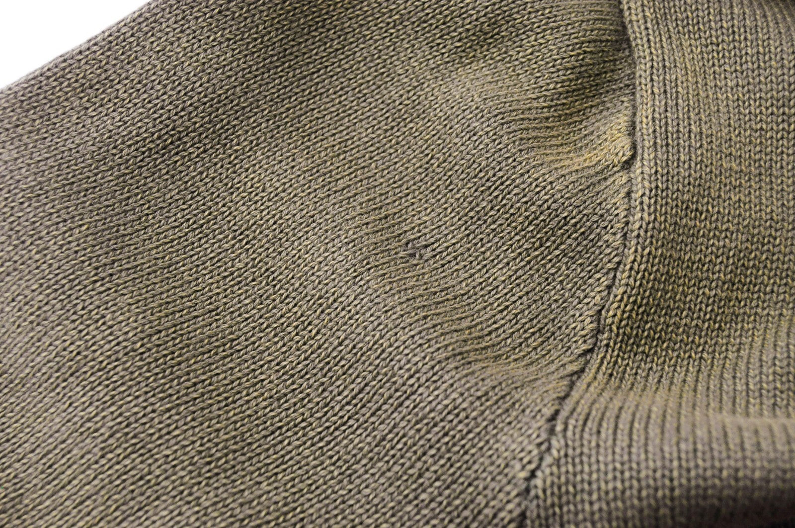 GOOD GENES Mens Jumper XL Olive Green Rib-Knit Crew Neck  Sweater Casual