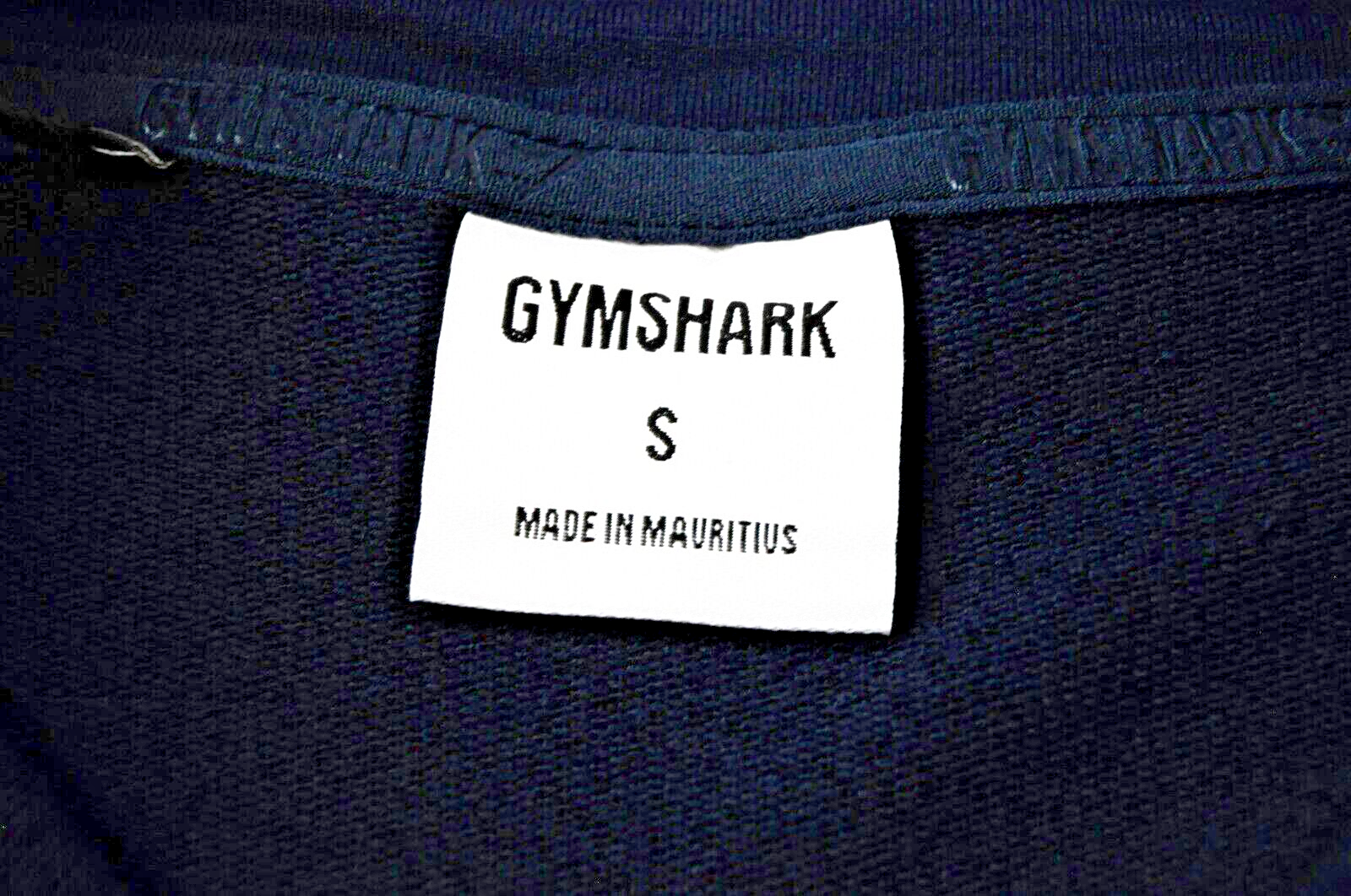 GYMSHARK Pippa Womens Sweatshirt S Pullover Navy 1/4 Zip Stretchy Training