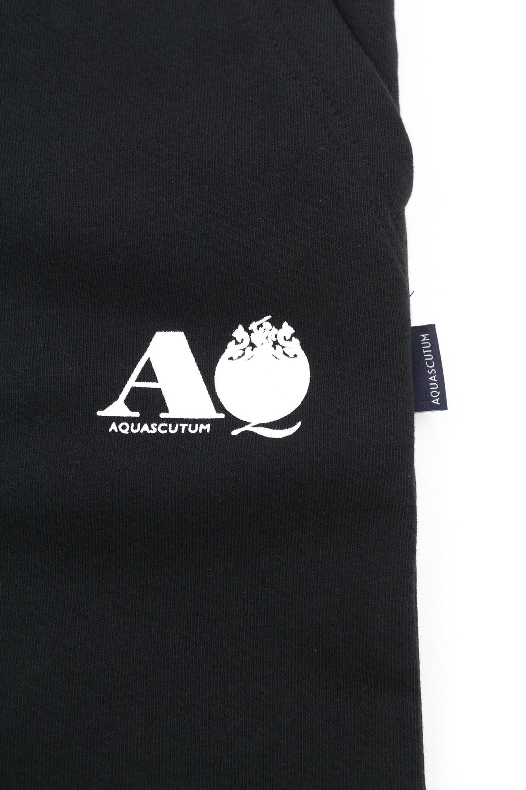 AQUASCUTUM PAAI03 Mens Trousers XL Black Drawstring Waist Sweatpants