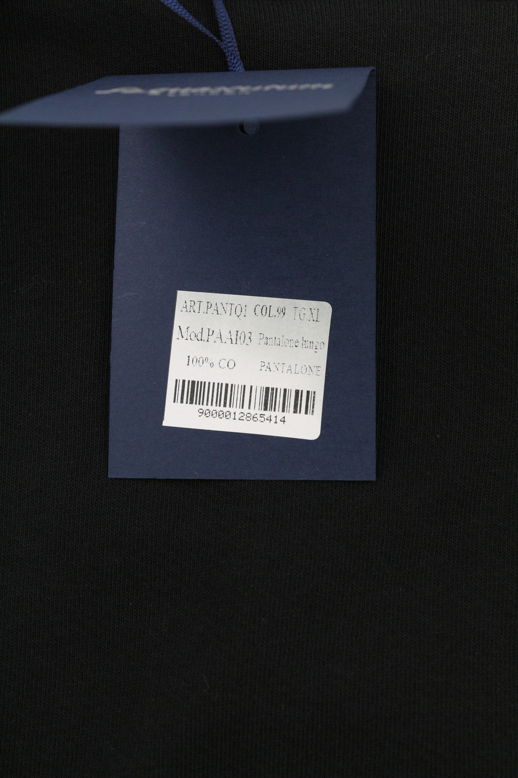 AQUASCUTUM PAAI03 Mens Trousers XL Black Drawstring Waist Sweatpants