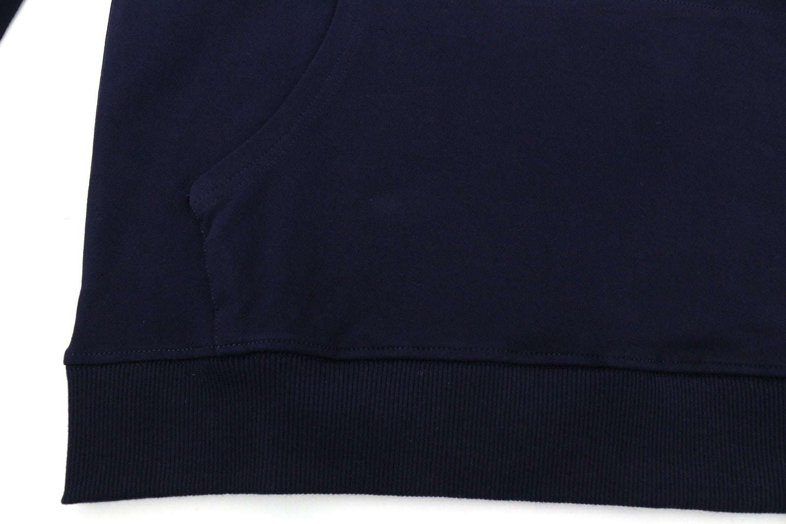 AQUASCUTUM FCIA21 Men Hoodie M Blue Kangaroo Pocket Hooded Pullover Straps Logo
