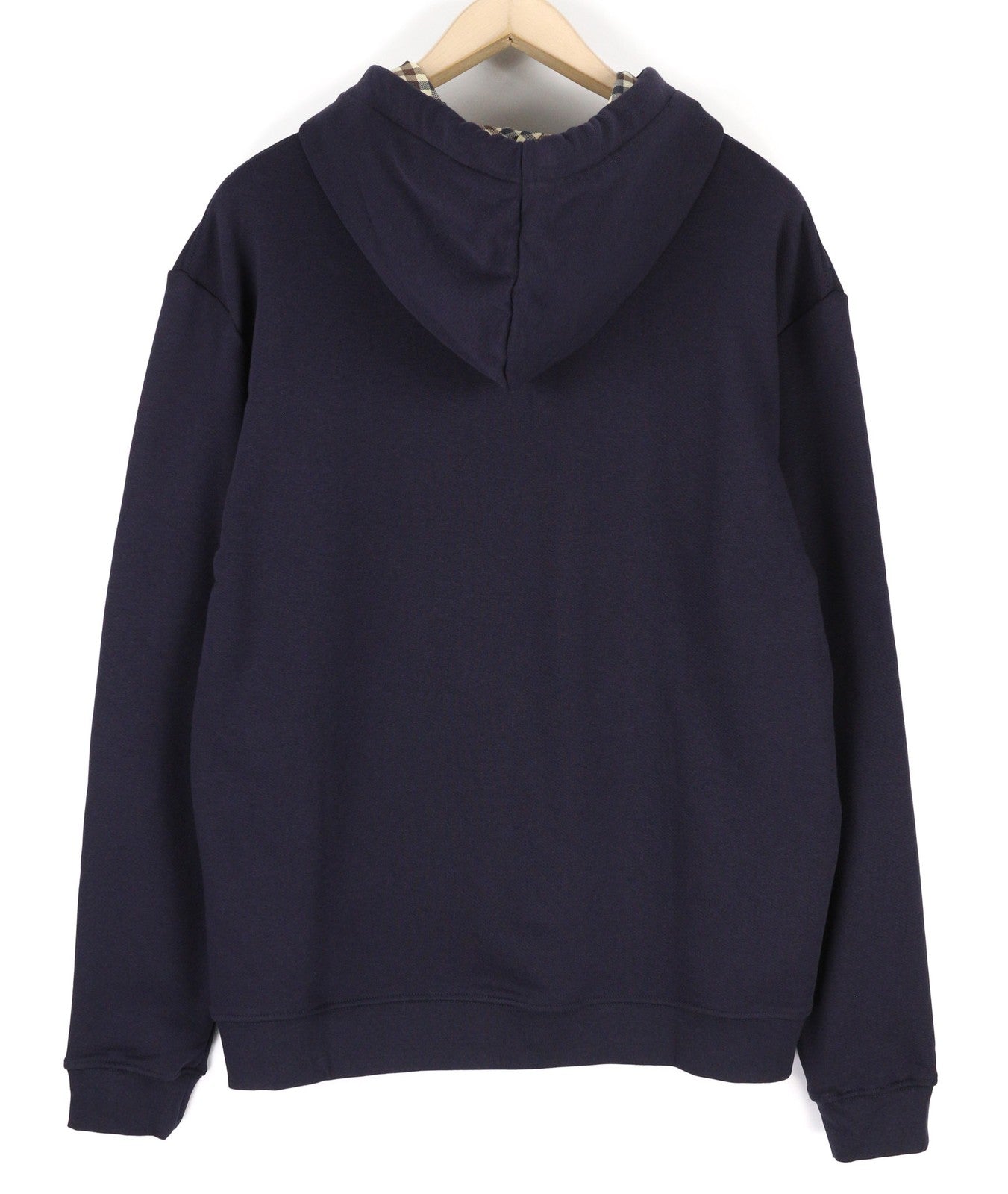 AQUASCUTUM FAI003 Men Hoodie XL Black Kangaroo Pocket Hooded Pullover Straps