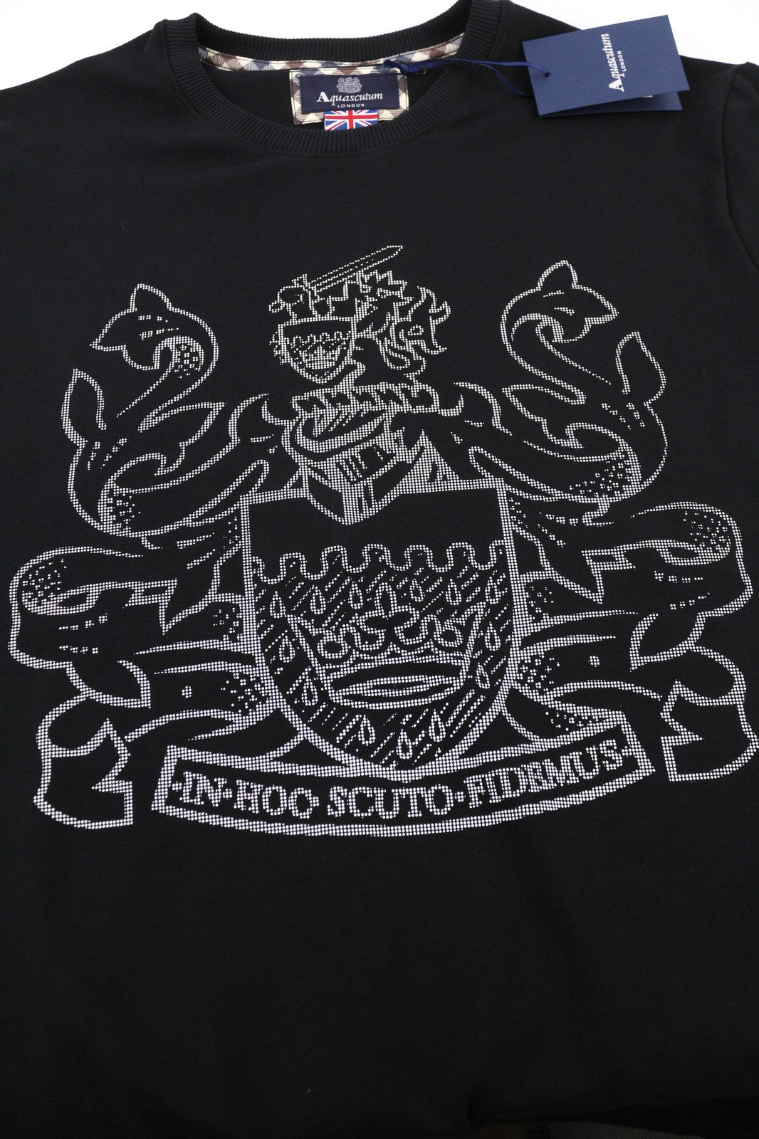 AQUASCUTUM FGIA28 Mens Sweatshirt XL Crew Neck Pullover Long Sleeve All Seasons