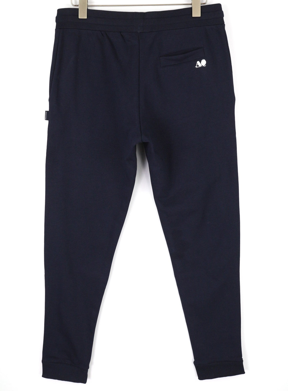 AQUASCUTUM FPIA38 Men Trousers XL Logo Drawstring Waist All Seasons Sweatpants