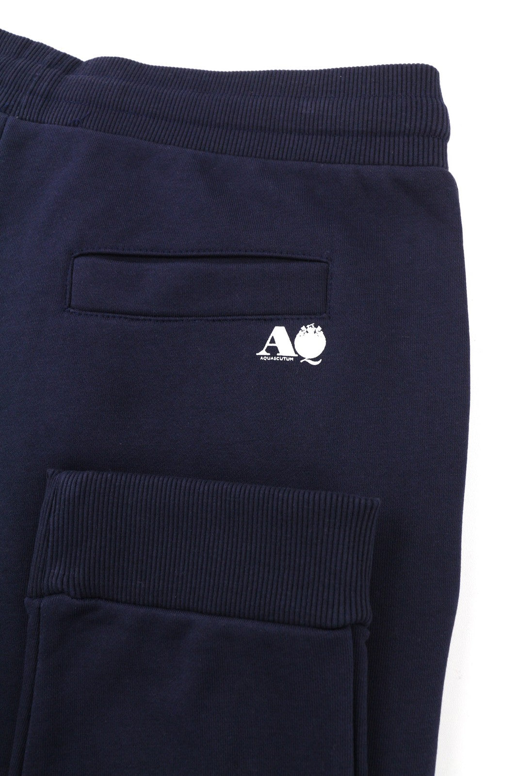 AQUASCUTUM FPIA38 Men Trousers XL Logo Drawstring Waist All Seasons Sweatpants