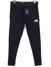 AQUASCUTUM PAAI03 Men Trousers L Logo Drawstring Waist All Seasons Sweatpants