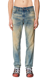 DIESEL 2023 D-Finitive 09H78 Men Jeans W32/L30 Regular  Tapered Blue RRP€295