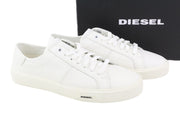 DIESEL S-Mydori LC W Women Sneakers EU40 White Leather Low Top Laced RRP€200