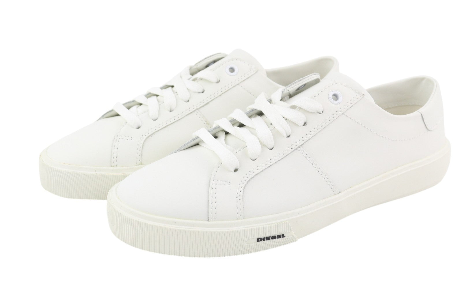 DIESEL S-Mydori LC W Women Sneakers EU40 White Leather Low Top Laced RRP€200