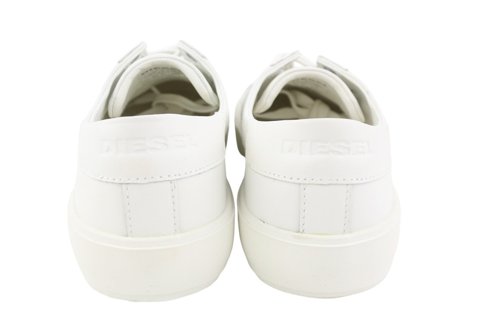DIESEL S-Mydori LC W Women Sneakers EU40 White Leather Low Top Laced RRP€200