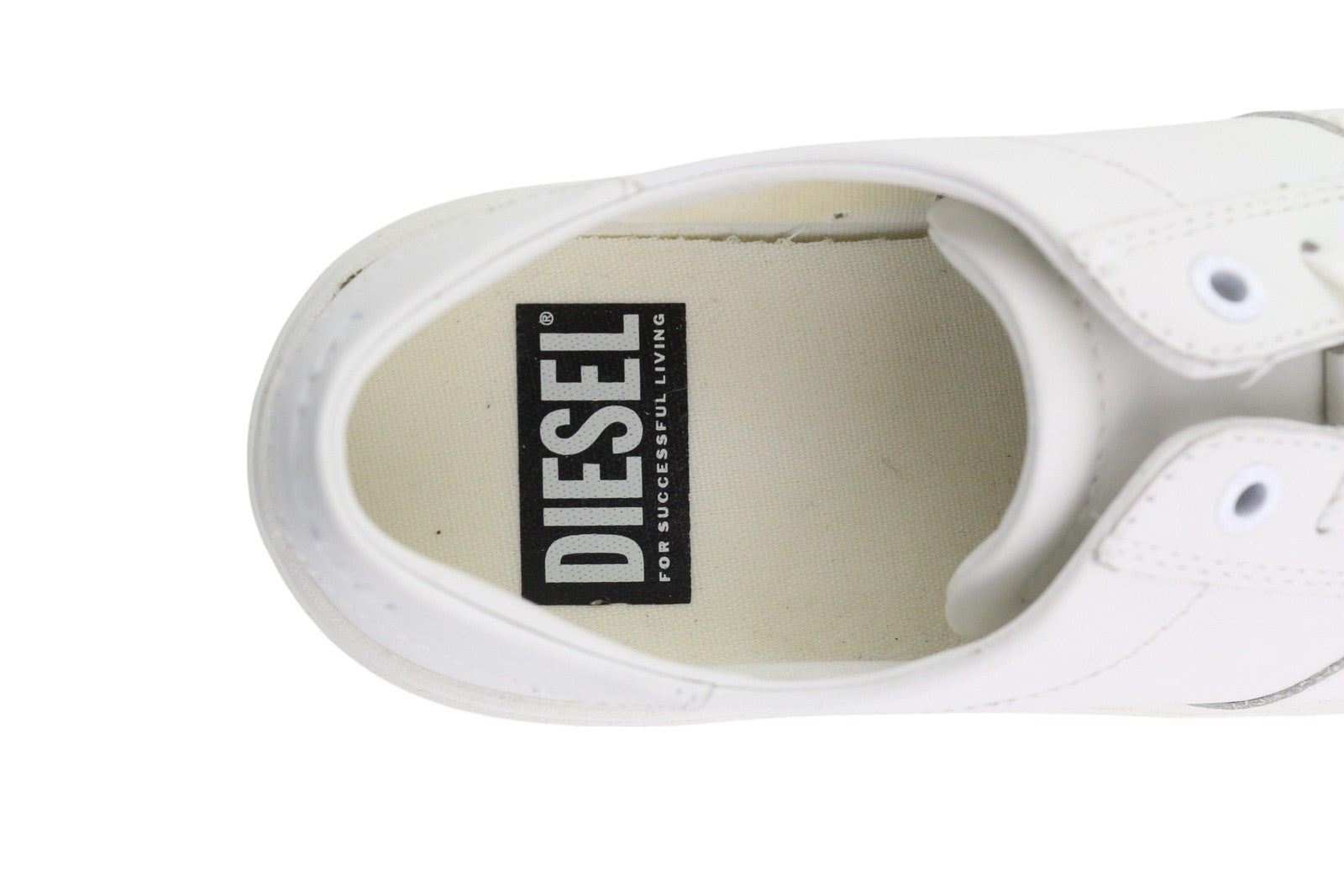 DIESEL S-Mydori LC W Women Sneakers EU40 White Leather Low Top Laced RRP€200