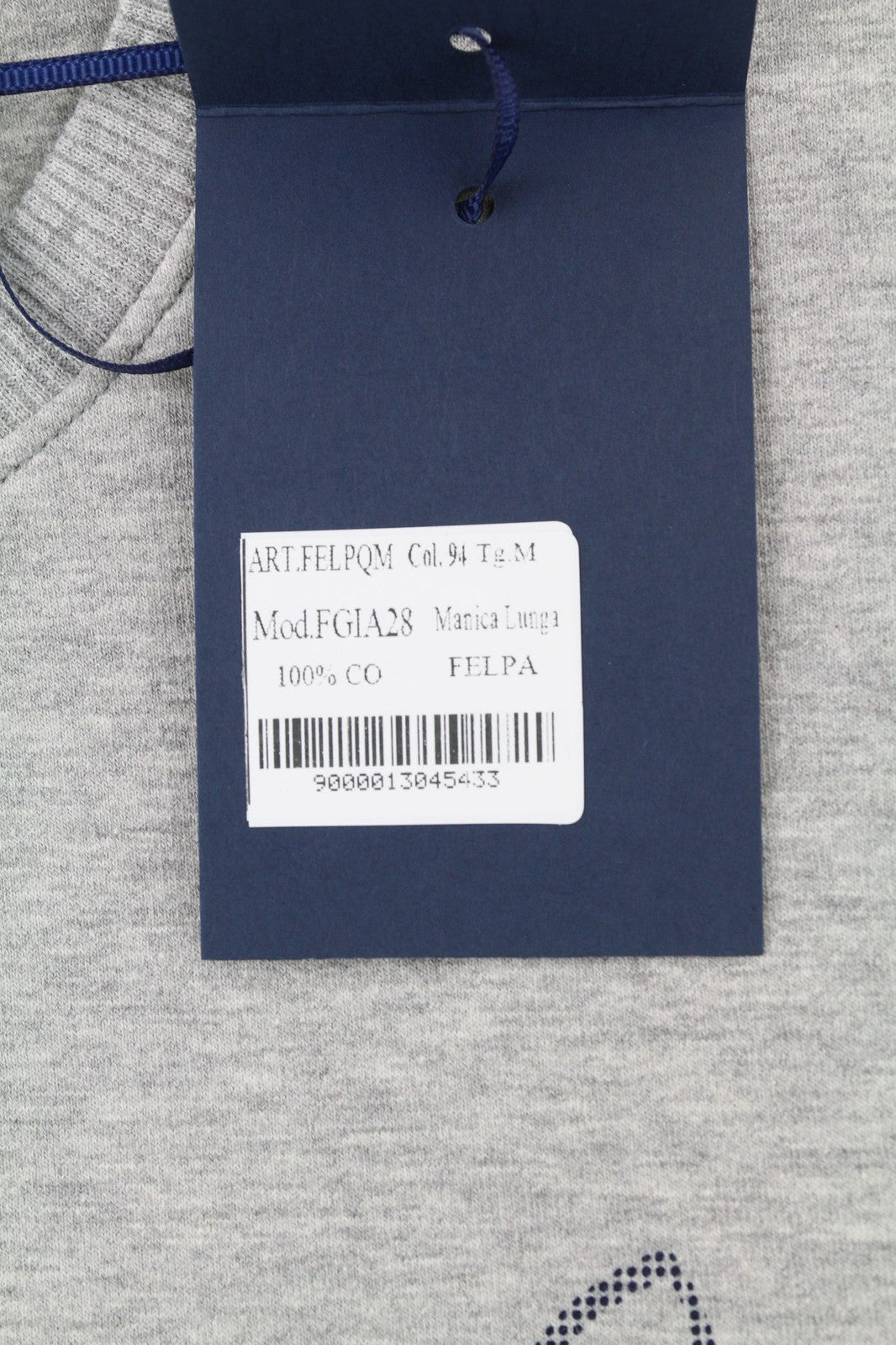 AQUASCUTUM FGIA28 Mens Sweatshirt M Grey Melange Crew Neck Pullover Long Sleeve