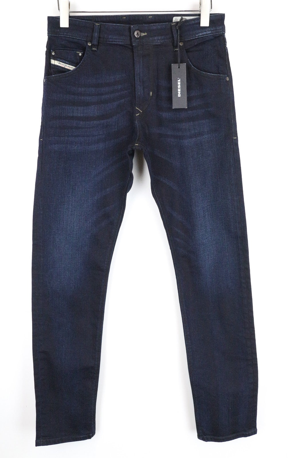 DIESEL Krayver R46D8 Slim Carrot Fit Men's Jeans Blue W28 L32 Cotton Stretch