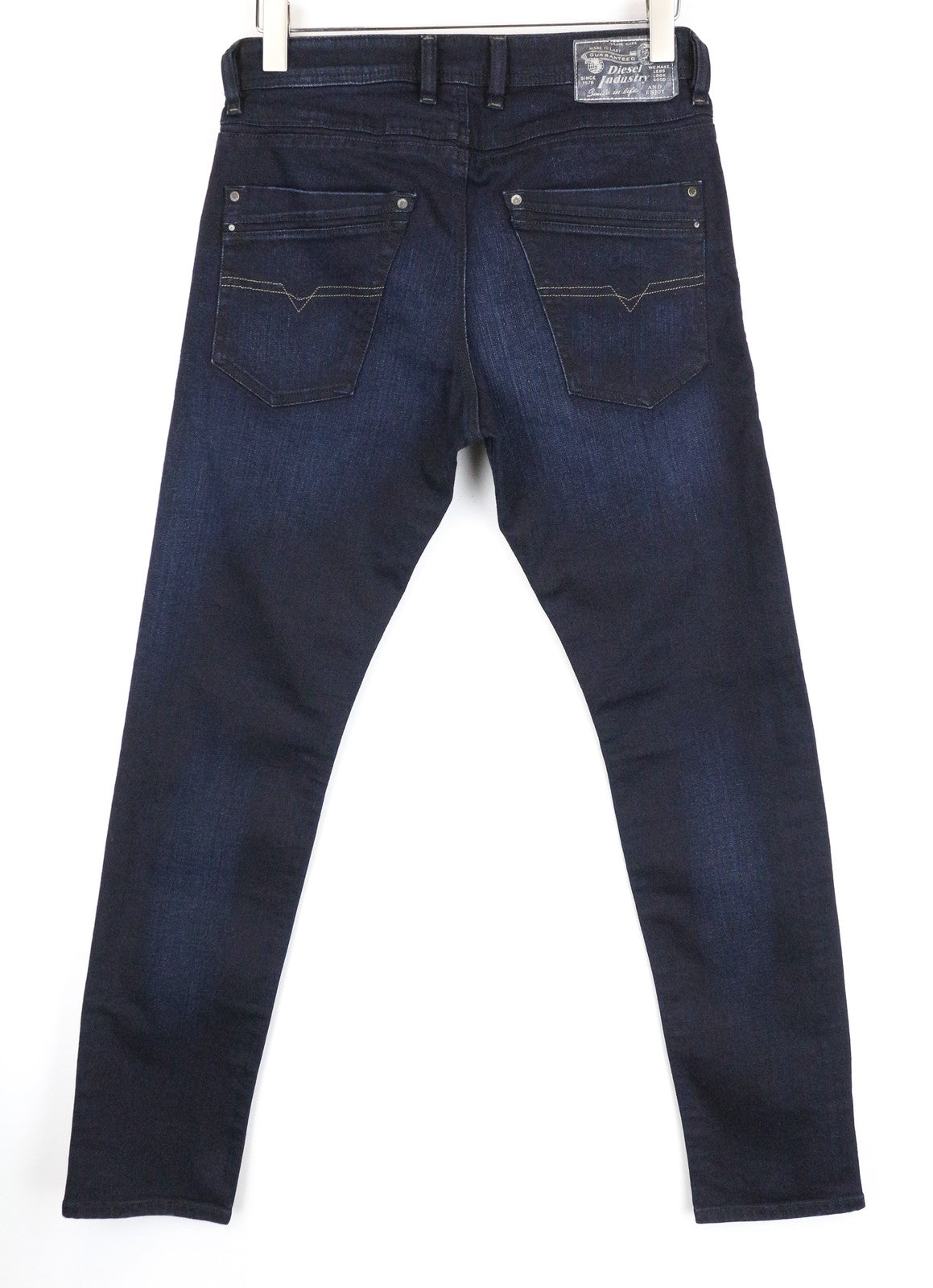 DIESEL Krayver R46D8 Slim Carrot Fit Men's Jeans Blue W28 L32 Cotton Stretch