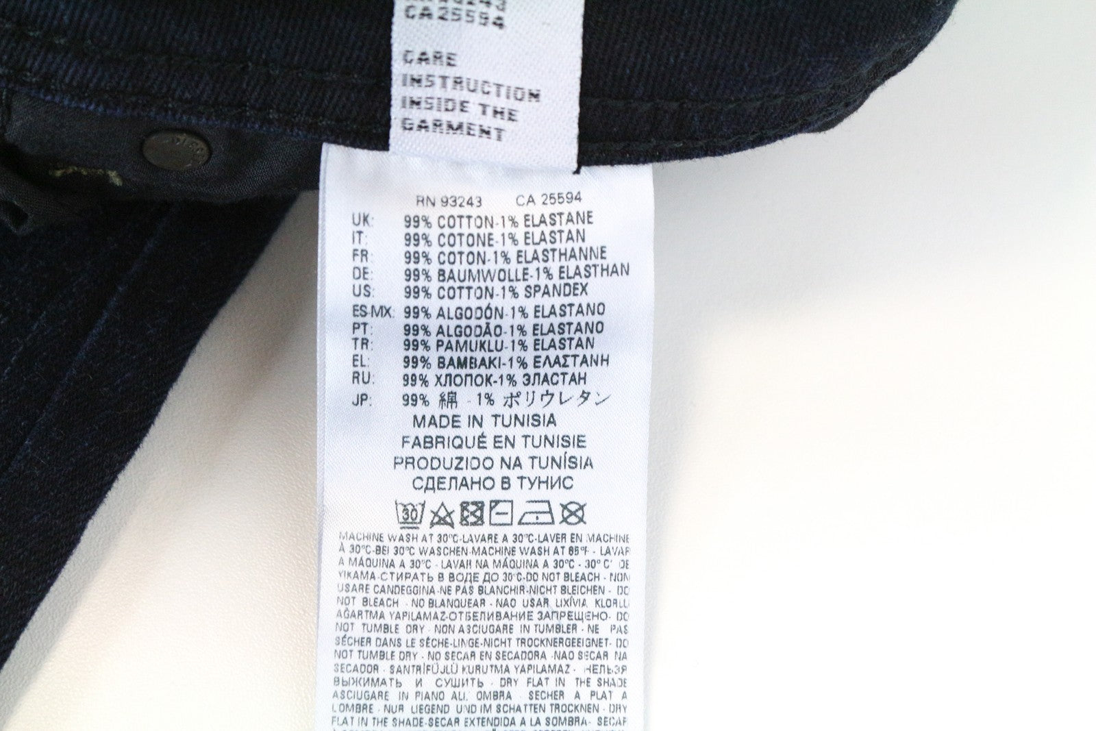 DIESEL Krayver R46D8 Slim Carrot Fit Men's Jeans Blue W28 L32 Cotton Stretch