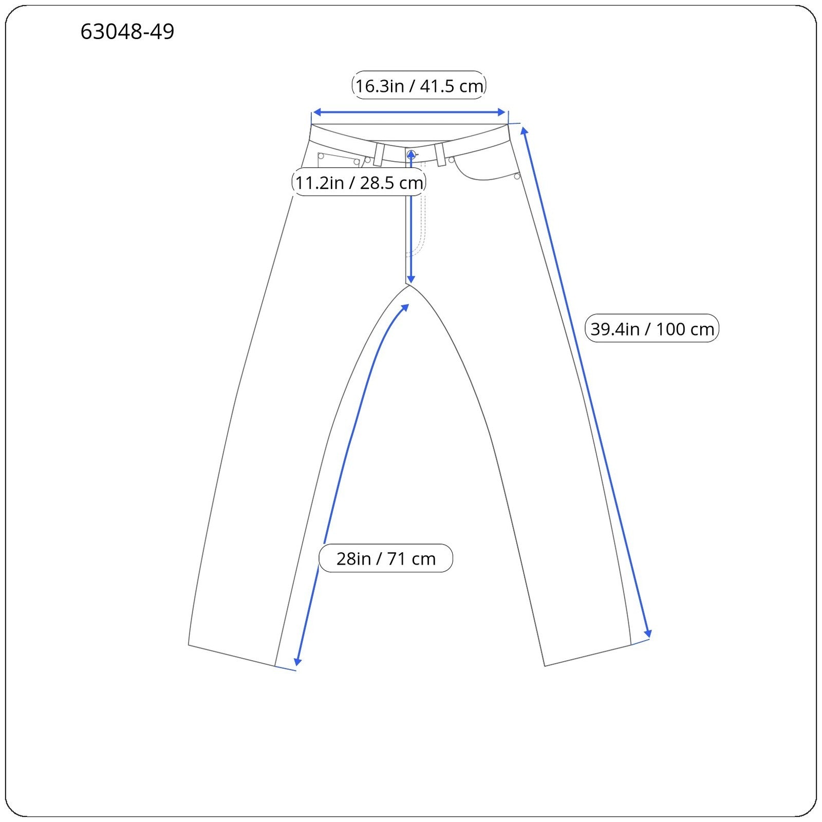 DIESEL Dagh 0088Z Men's Blue Jeans W29 L32 Straight Fit 5-Pocket Cotton Denim