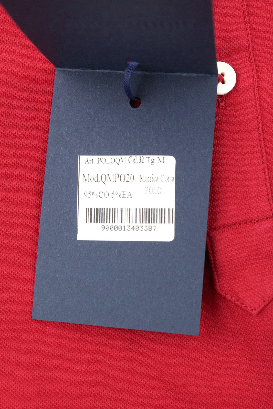 AQUASCUTUM Mens T-Shirt M Red Polo Short Sleeve 1/4 Buttons  All Seasons