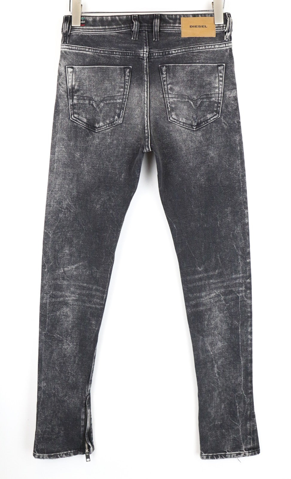 DIESEL Deepzip 084WQ Slim Carrot Fit vyriški džinsai pilki W27 L32 tampri medvilnė