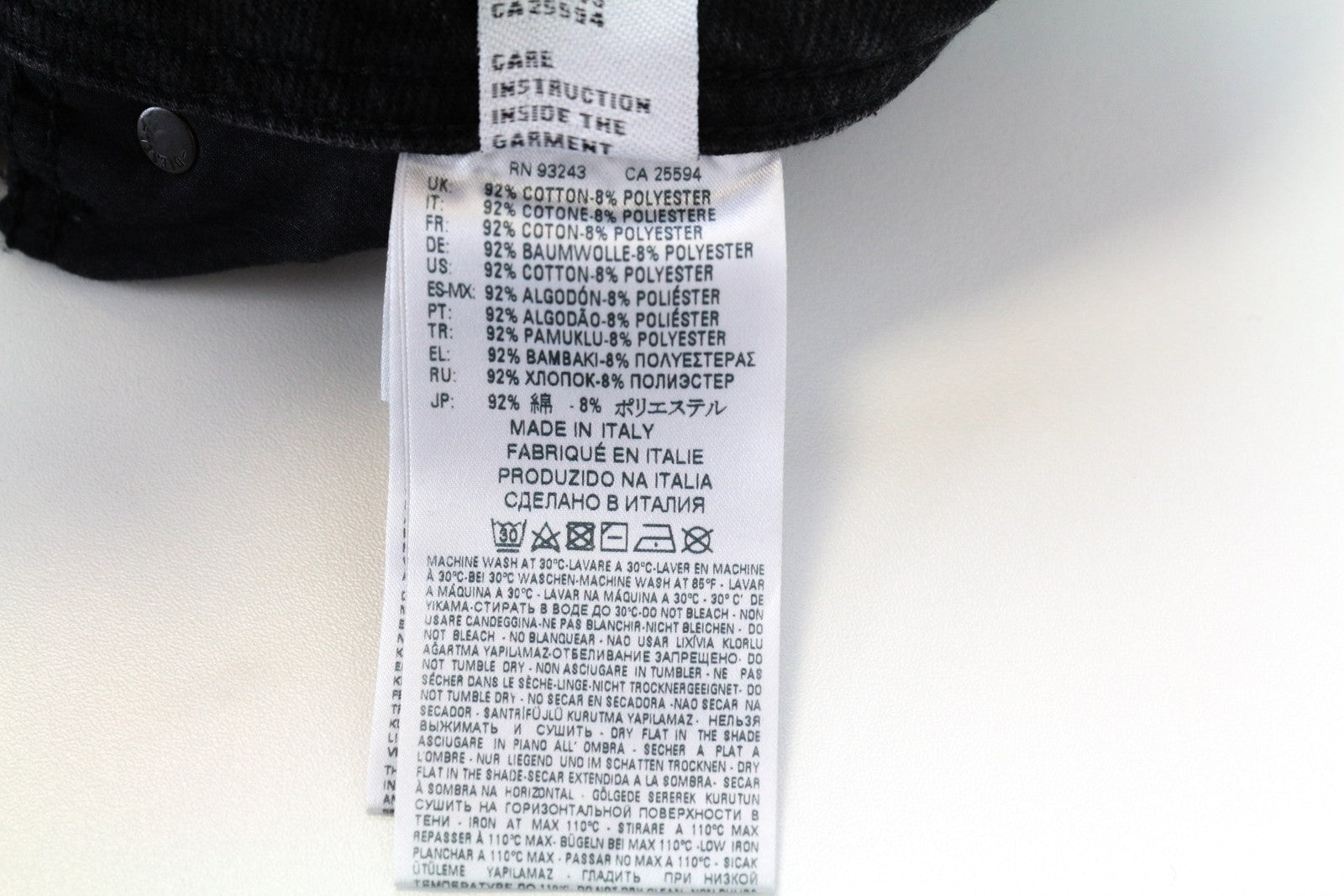 DIESEL Deepzip 084WQ W29 L32 Men's Slim Carrot Jeans Washed Grey Cotton Stretch