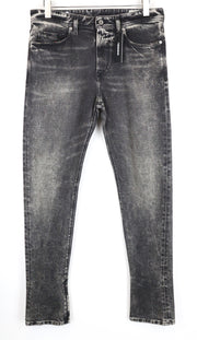 DIESEL Deepzip 084WQ Grey Slim Carrot Fit W32 L32 Jeans Cotton Stretch for Men's