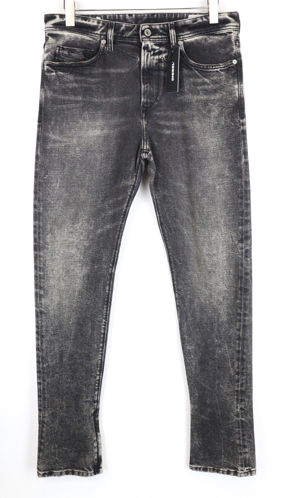 DIESEL Deepzip 084WQ Grey Slim Carrot Fit W32 L32 Jeans Cotton Stretch for Men's