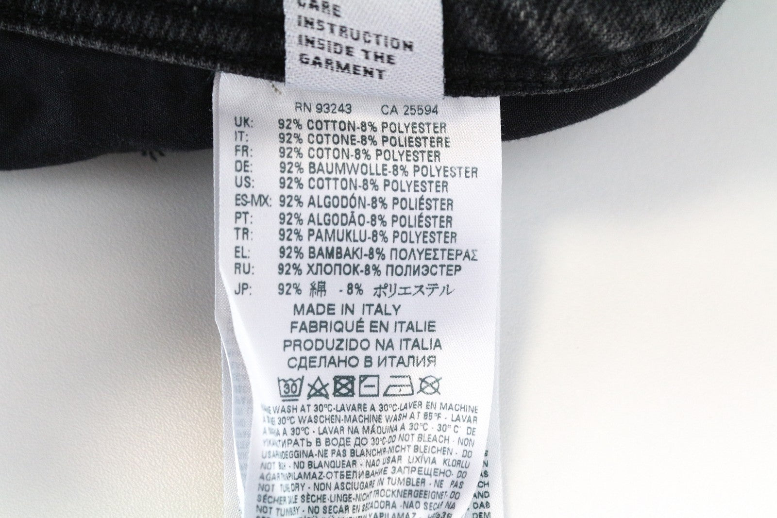 DIESEL Deepzip 084WQ Grey Slim Carrot Fit W32 L32 Jeans Cotton Stretch for Men's