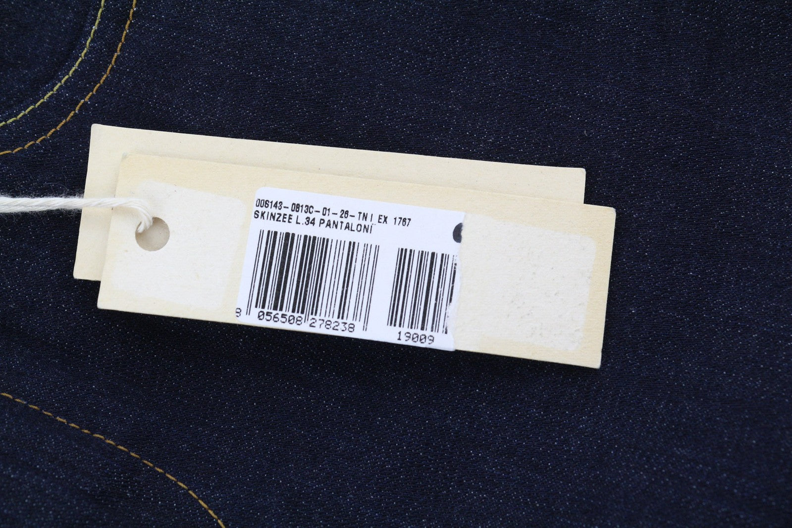 DIESEL Skinzee 0813C Women Jeans W26/L34 Super Slim Skinny Dark Blue Stretchy