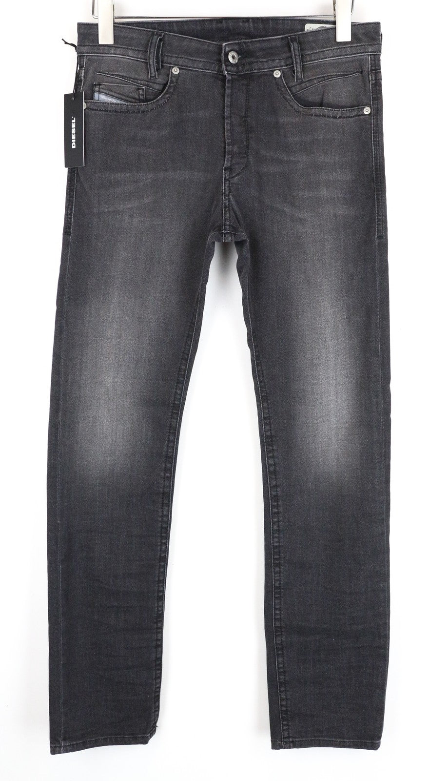 DIESEL Akee 0687J Slim Taper Fit W29 L30 Denim Grey Stretch Cotton Jeans Men's