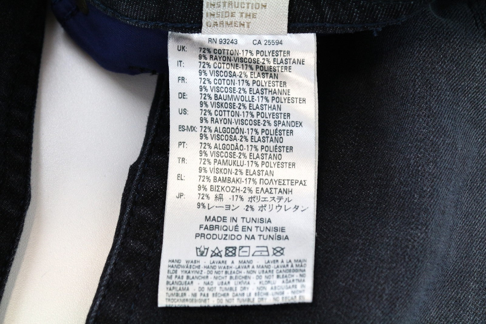 DIESEL Akee 0683Q W28 L30 Men's Blue Tapered Jeans Cotton Stretch Distressed