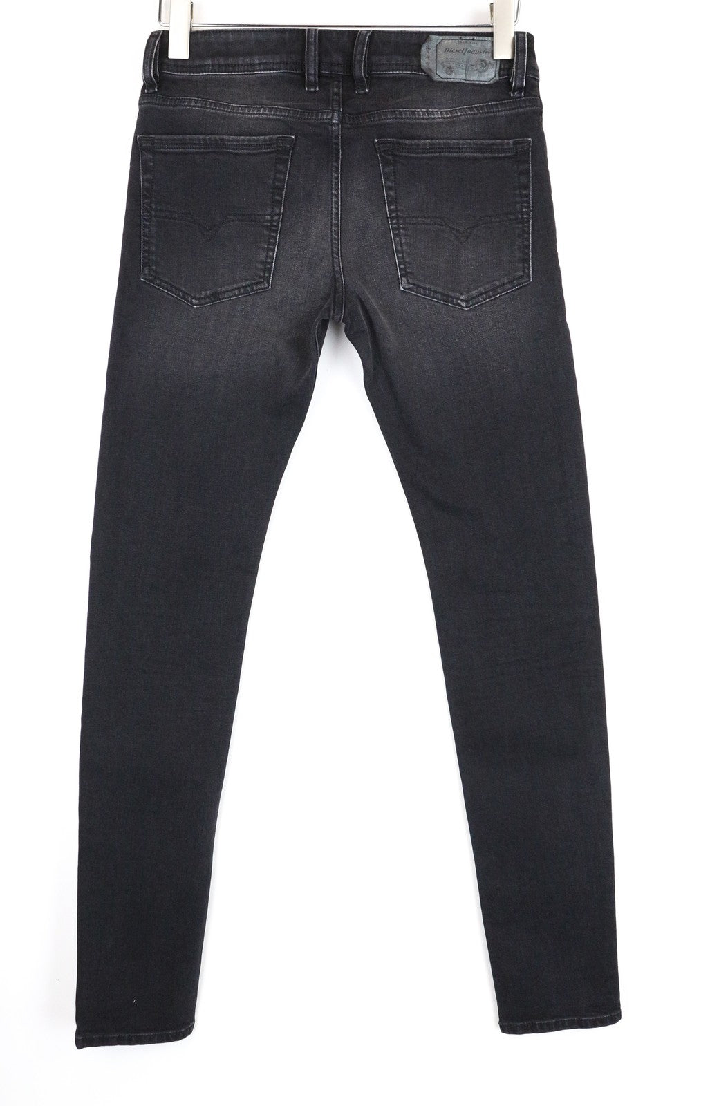 DIESEL Troxer R6T80 W29 L32 Men's Jeans Slim Skinny Black Cotton Stretch Fit