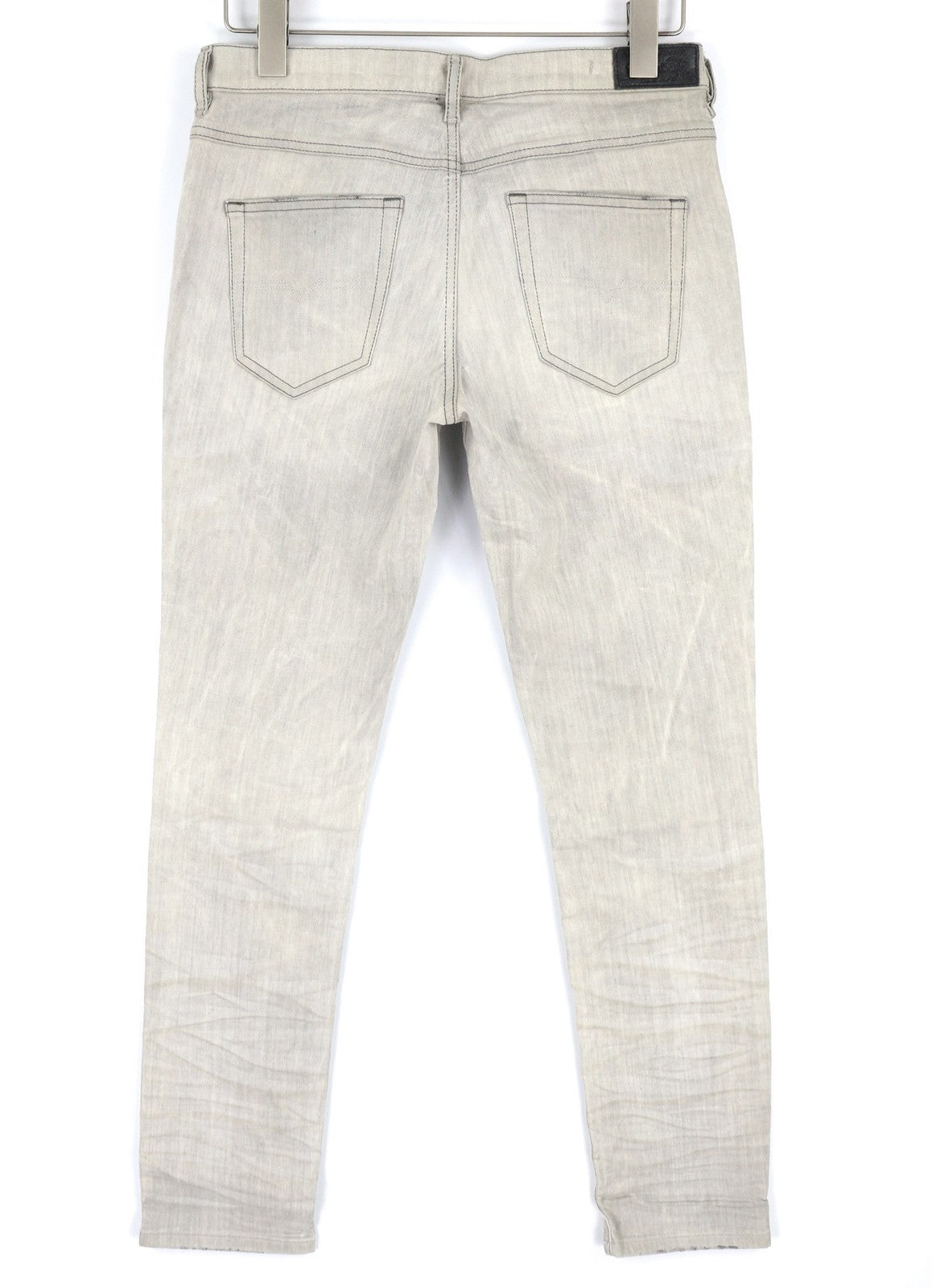 DIESEL D.N.A. Belthy 0676M Women Jeans W27/L32 Slim Straight Fit Grey RRP€180