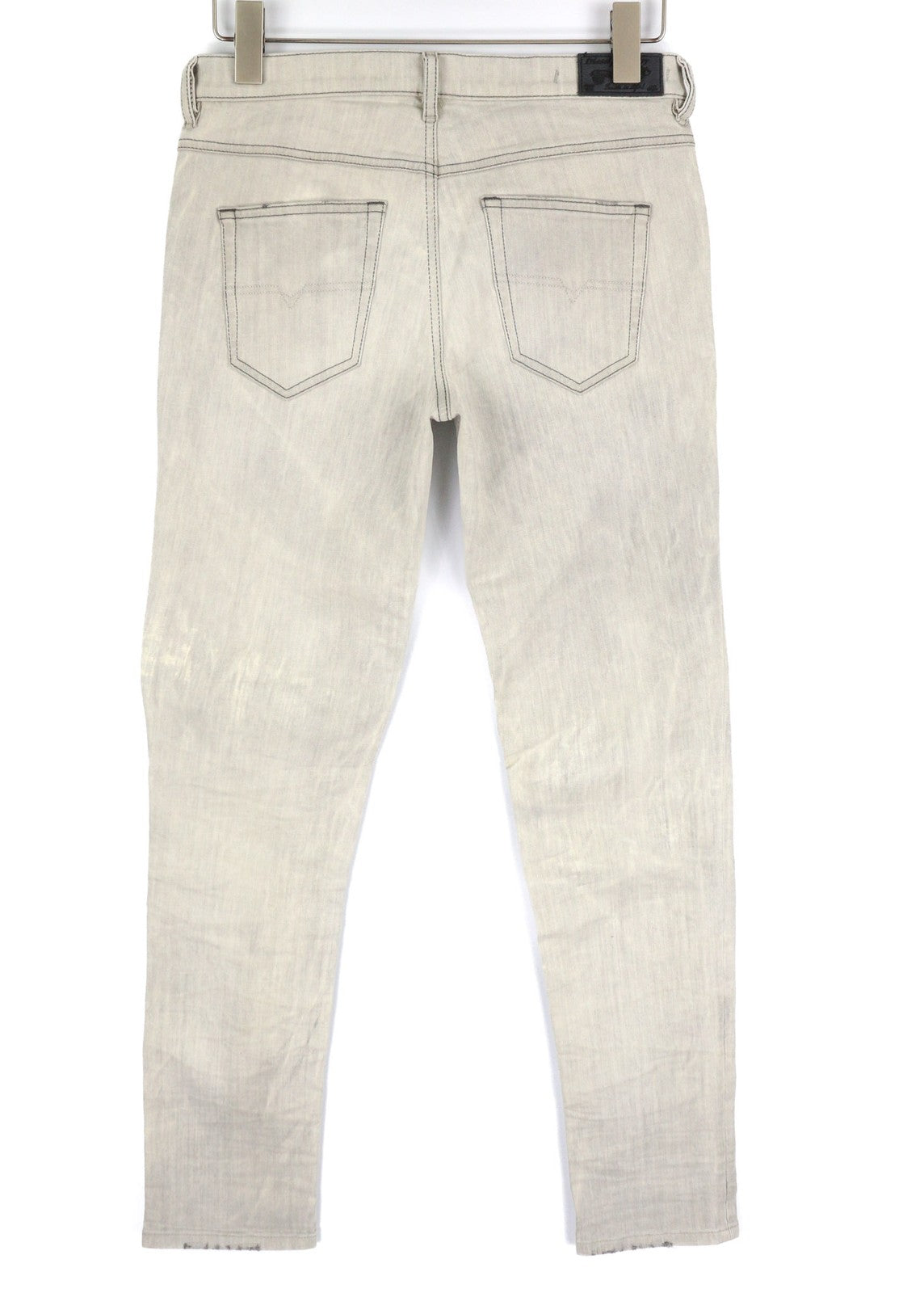 DIESEL D.N.A Belthy 0676M Women Jeans W27/L32 Slim Straight Grey Stretch RRP€180