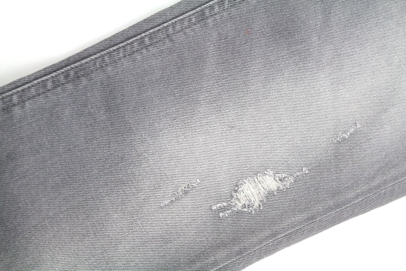 DIESEL Belthy-Ankle 0853H Women Jeans W24/L32 Slim Straight Fit Grey Distressed