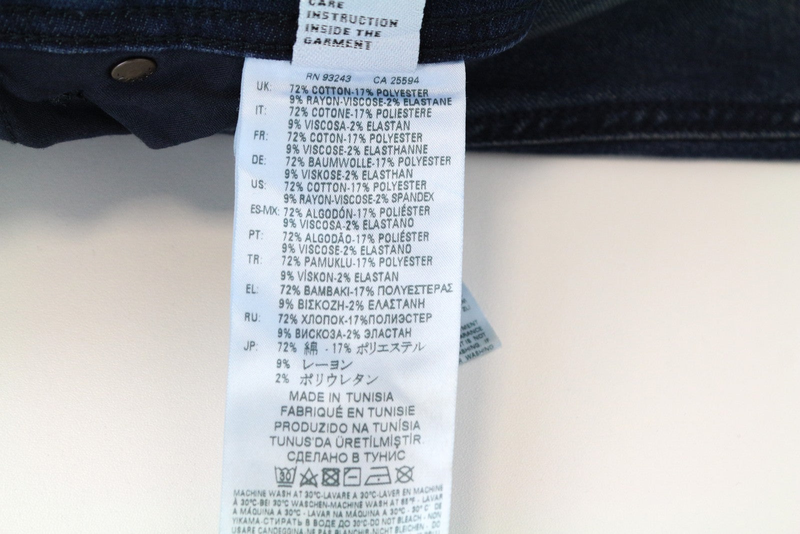 DIESEL Krayver R78U6 Slim Carrot Jeans W29 L32 Blue Stretch Denim for Men's