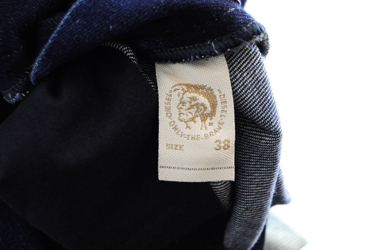 DIESEL Tepphar 084EH Mens Jeans W38/L32 Slim Carrot  Blue Cotton Stretchy