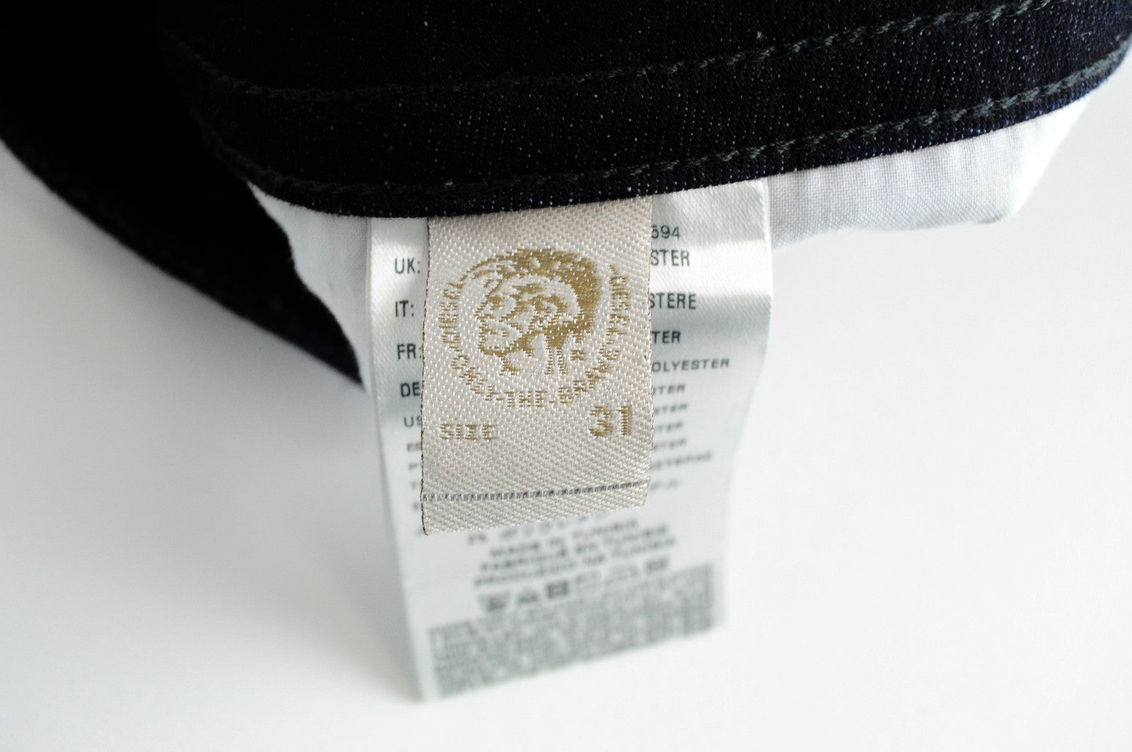 DIESEL Thavar 0607A Men's Jeans W31/L34 Slim  Blue Cotton Stretchy Denim