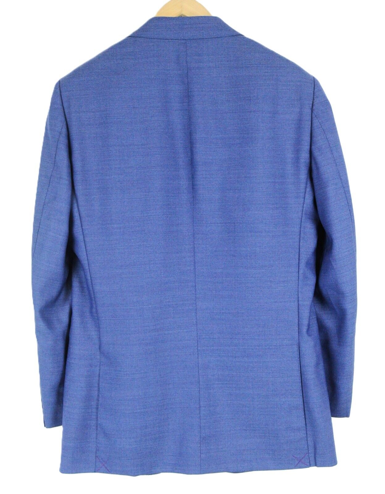 SUITSUPPLY Lazio Men's Suit UK40R Blue Wool Two Piece Slim Formal Cut