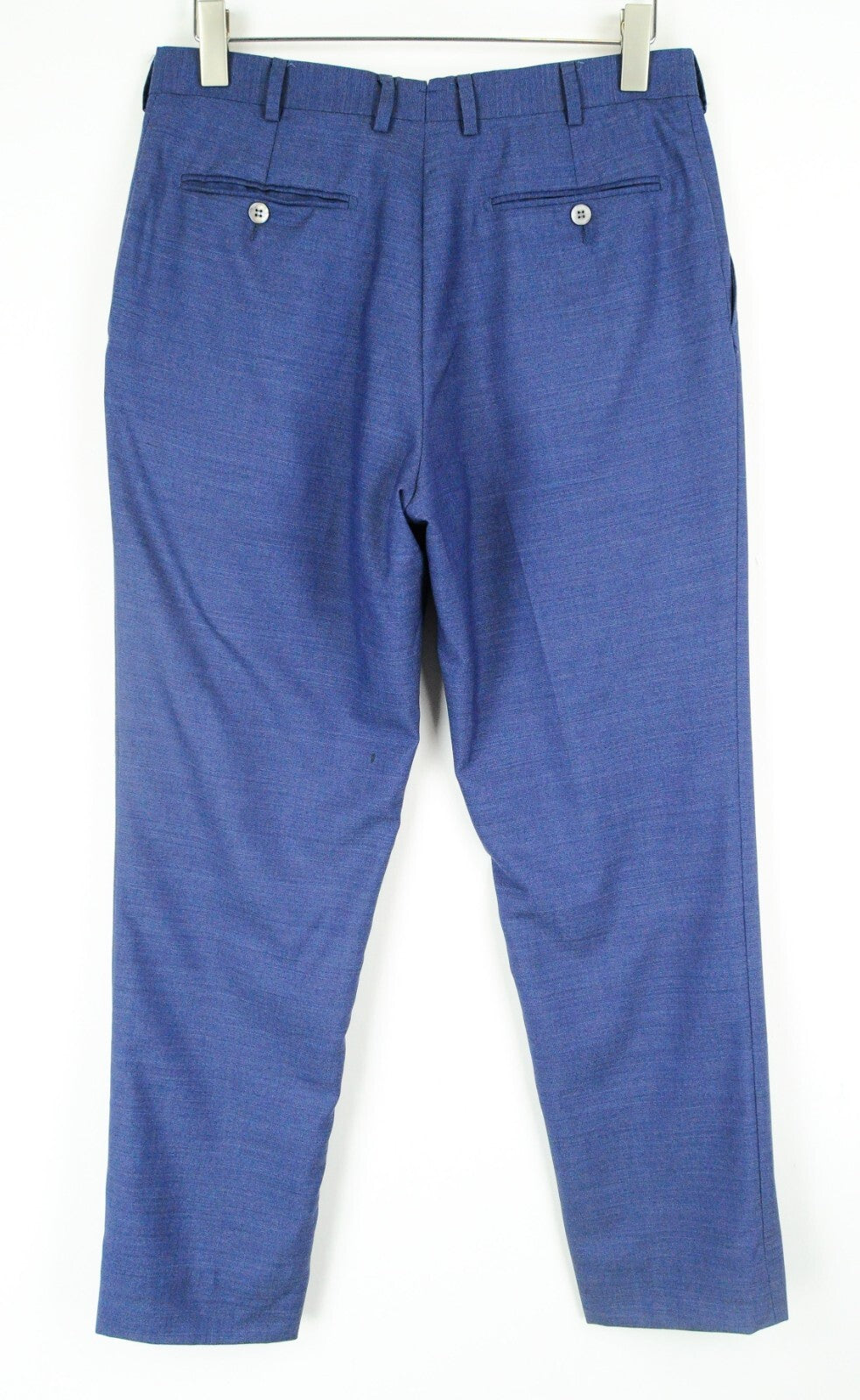 SUITSUPPLY Lazio Men's Suit UK40R Blue Wool Two Piece Slim Formal Cut