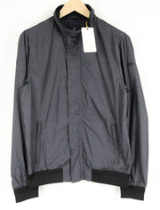 SCOTCH & SODA Men's Jacket L Grey Lightweight Zip Short High Neck Style