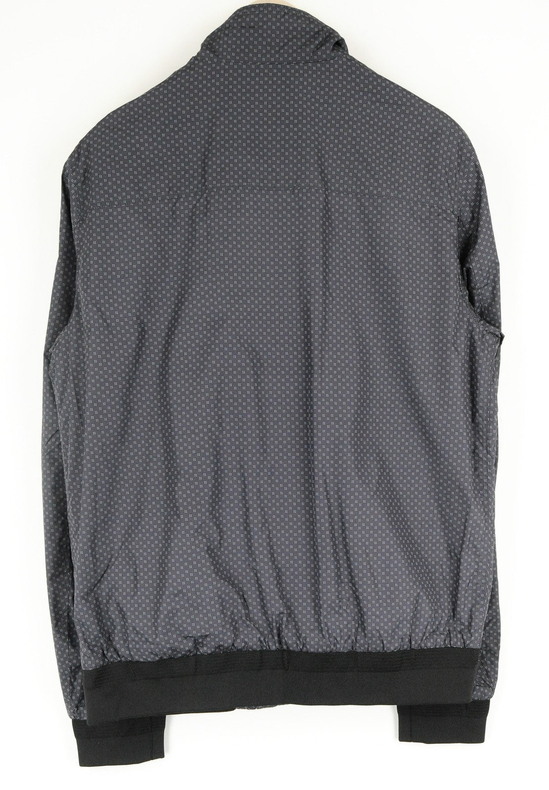 SCOTCH & SODA Men's Jacket L Grey Lightweight Zip Short High Neck Style