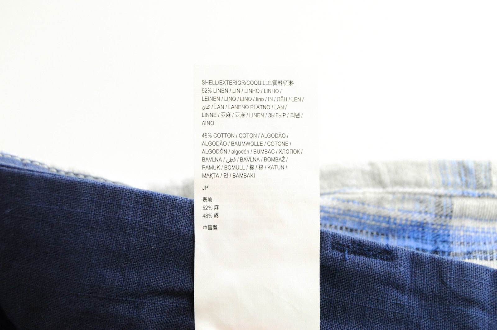 DESIGUAL Pant Paul Men's Shorts 28 Linen Cotton Summer Check Cargo Look