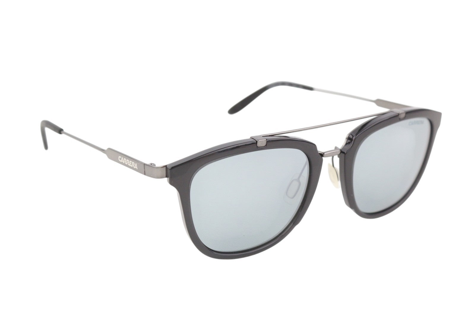 CARRERA 127/S Men Sunglasses OS Black Silver Tone Frame Tinted Unisex I48T4