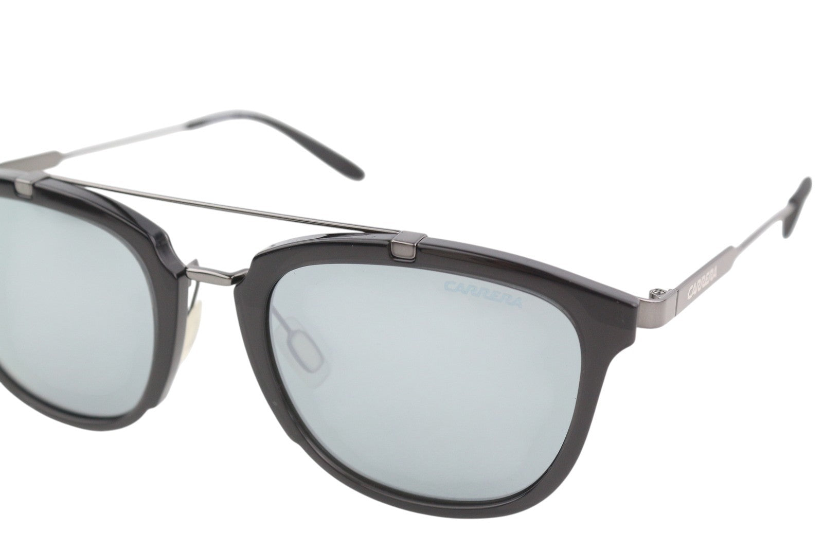 CARRERA 127/S Men Sunglasses OS Black Silver Tone Frame Tinted Unisex I48T4