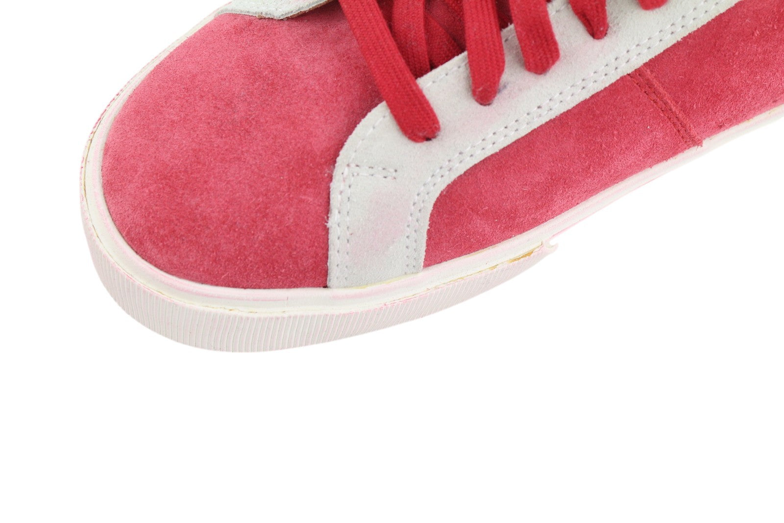 DIESEL S-Mydori LC Men Sneakers EU43 Red Suede Leather Almond Toe Low RRP€200